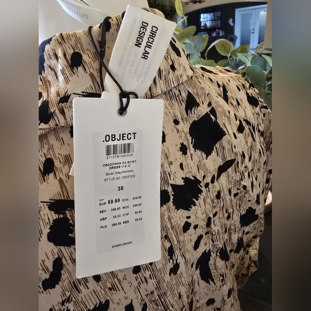 Object Donna Printed Shirt Dress - Picture 8 of 9